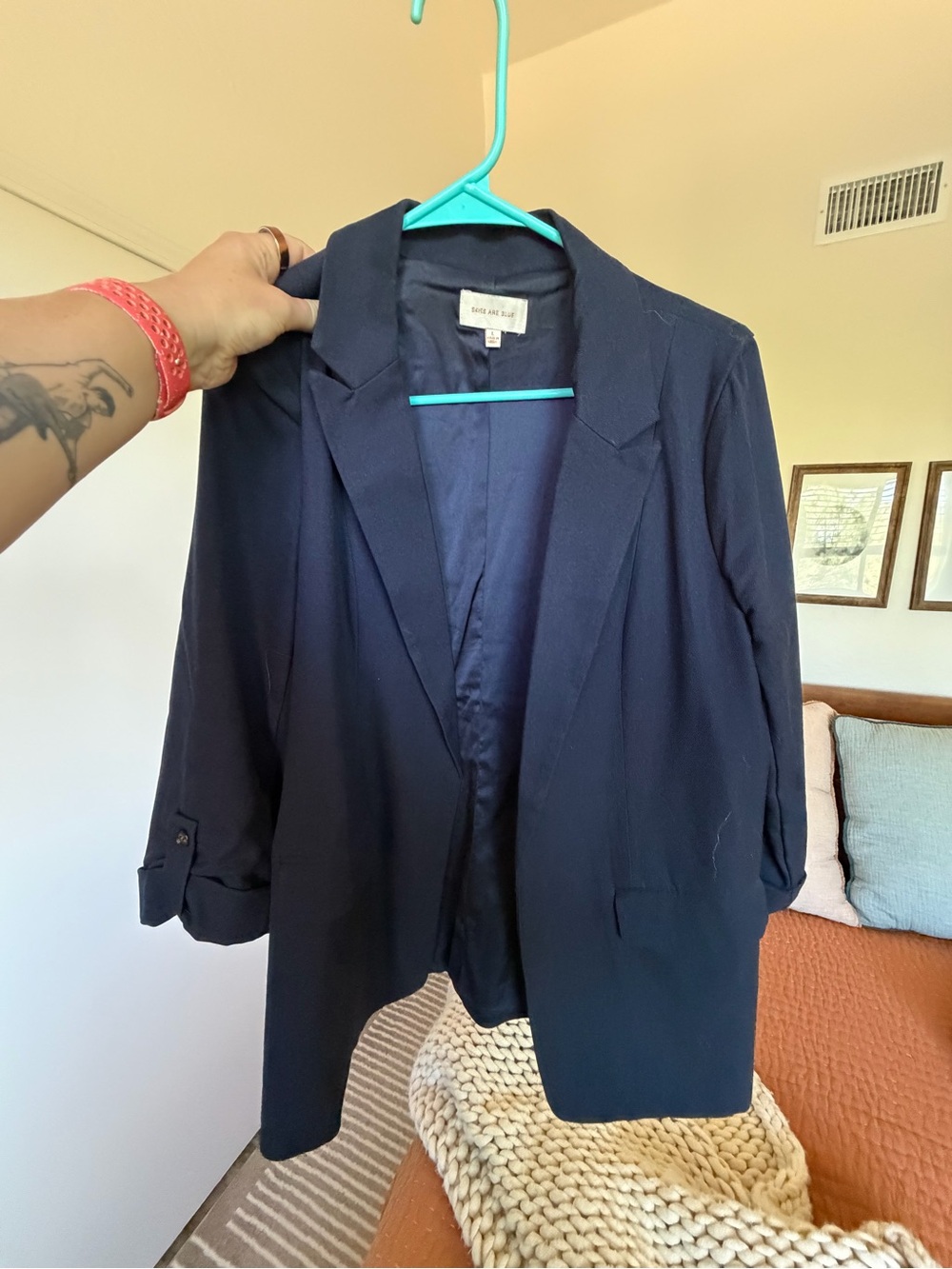 Skies Are Blue Navy Blue Blazer ⚡️ size L